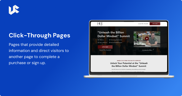 Click-Through Pages